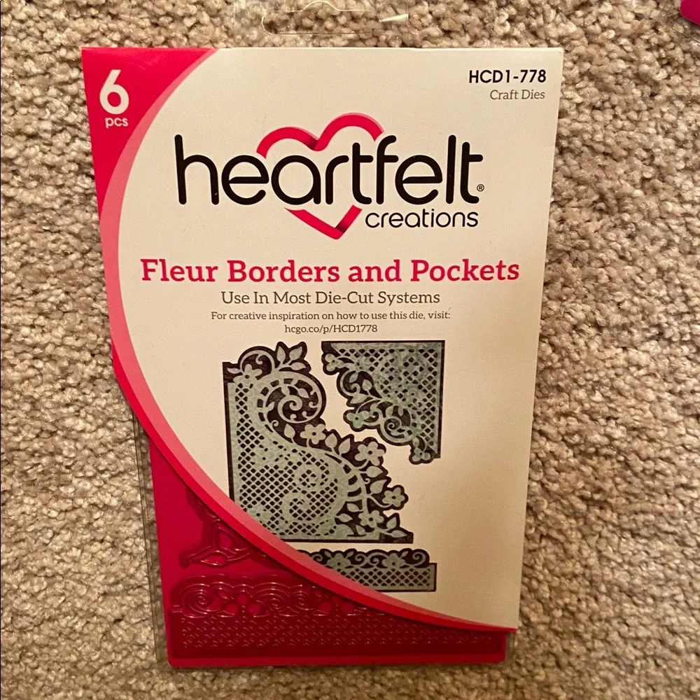 Heartfelt Creations 8 Piece Set With Shaping Mold and DieCuts - Picture 6 of 8